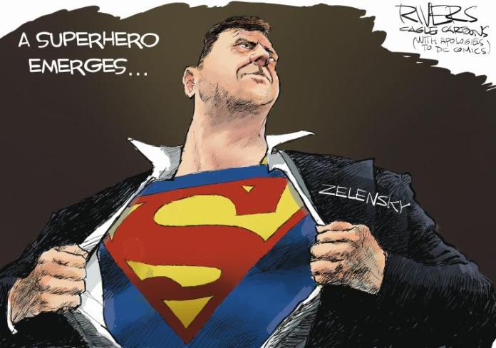 7 cartoons about Zelensky's bravery in standing up to Russia | The Week