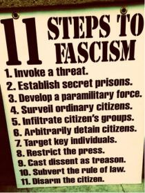 Steps to fascism