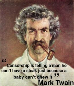 Censorship by Mark Twain