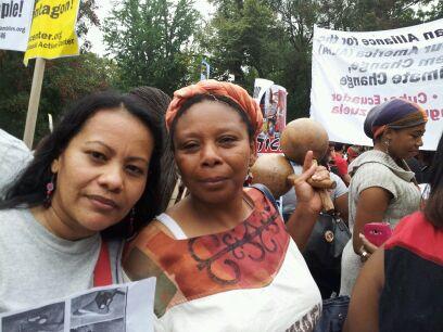 These wonderful women rights spoke for Honduran rights.