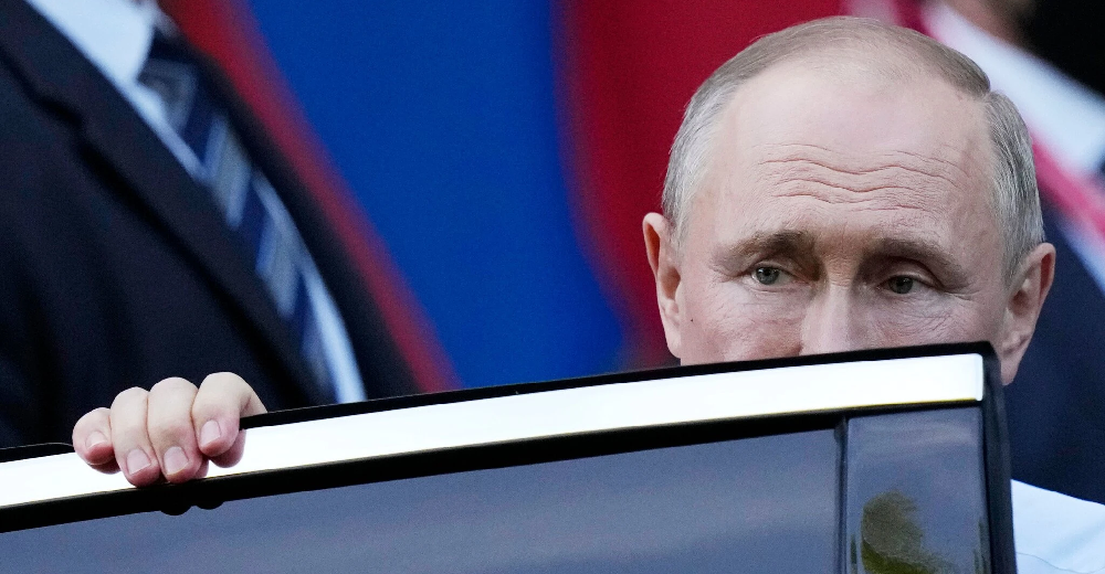New York Times depiction of Vladimir Putin