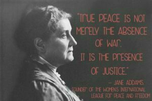 PEACE IS MORE THAN THE ABSENSE OF WAR...