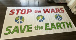 STOP THE WARS SAVE THE EARTH
