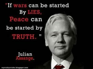 If Wars can be started by Lies, Peace can be started by Truth