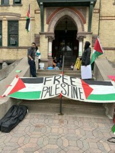 HAMLINE, support Palestine, April 27, 2024